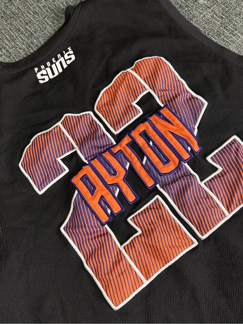 PHX Basketball Phoenix Suns Deandre Ayton Jersey #22 Game Tee Mens Large